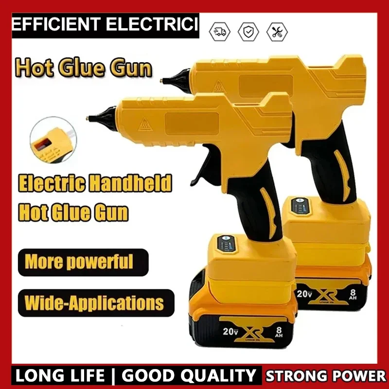 

Подходит для беспроводного электрического ручного пистолета для горячего клея Dewalt, инструмент для ремонта «сделай сам», пистолет для горячего сварки расплава, насадка для защиты от ожогов, аккумулятор 20 В