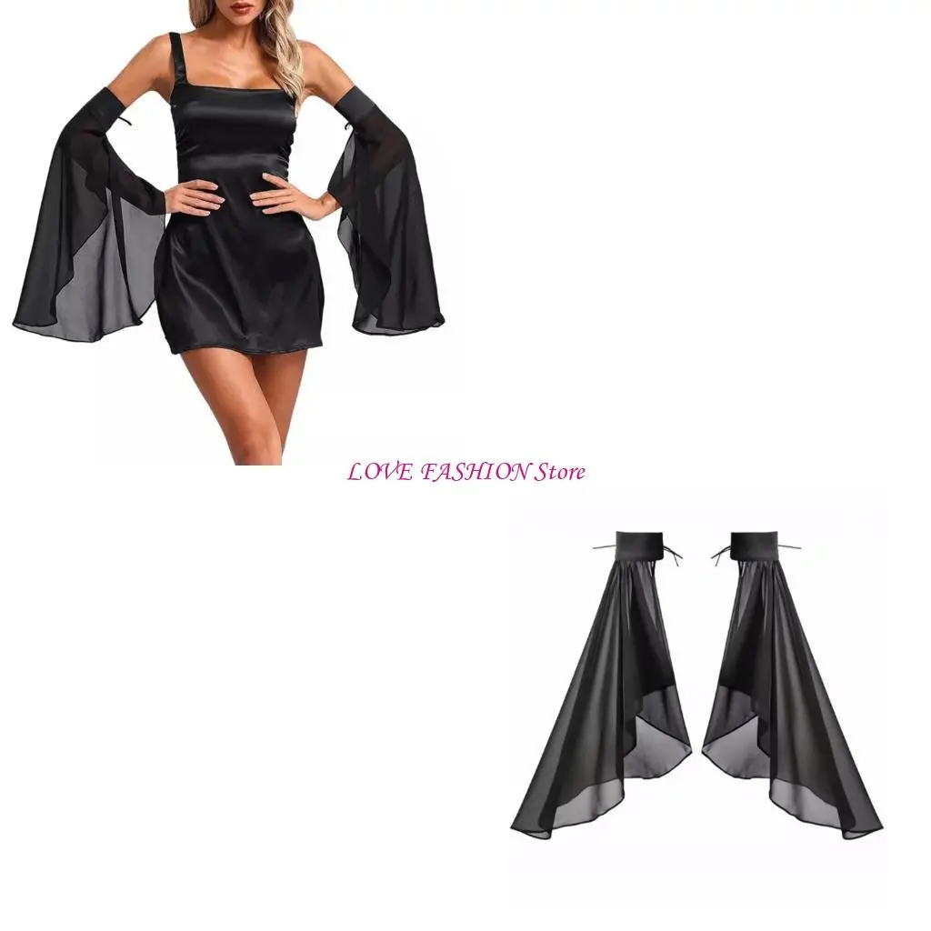 

Elegant Arm Cover for Weddings Soft Breathable Fabric Adjustable Fit Formal Y166