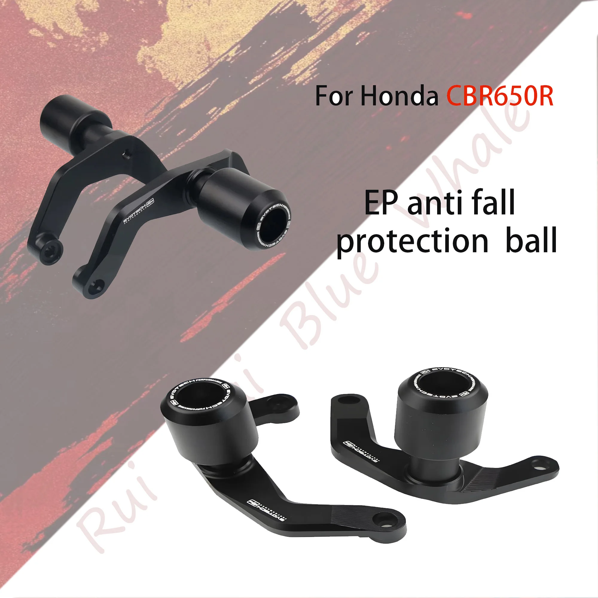 أو هوندا CBR650R CB650R 2019-2023 دراجة نارية مكافحة قطرة الكرة الوفير حماية الجسم مكافحة قطرة كتلة الملحقات F #4