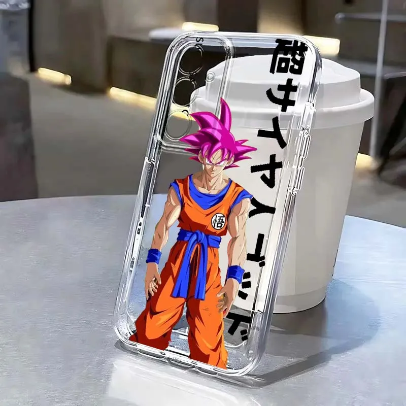 

Comics Gohan Goku Dragon Ball Phone Case For Samsung Galaxy S25 S24 S23 S22 S21 S20 Edge Plus Ultra FE 5G Transparent Soft Cover