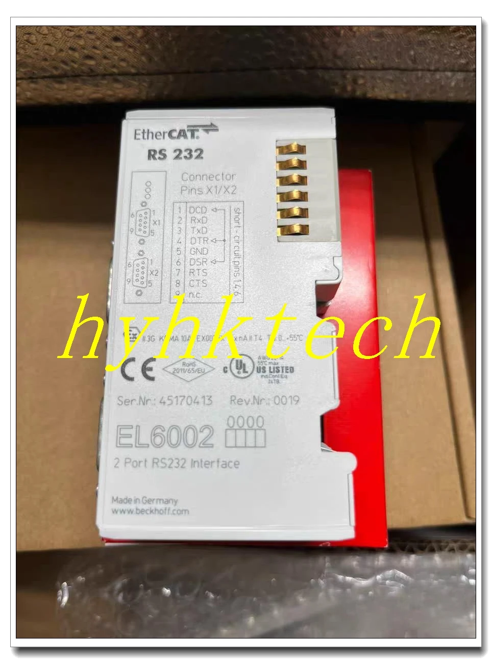 EL6002 RS232  original Digital quantity terminal module, 100% tested before shipment