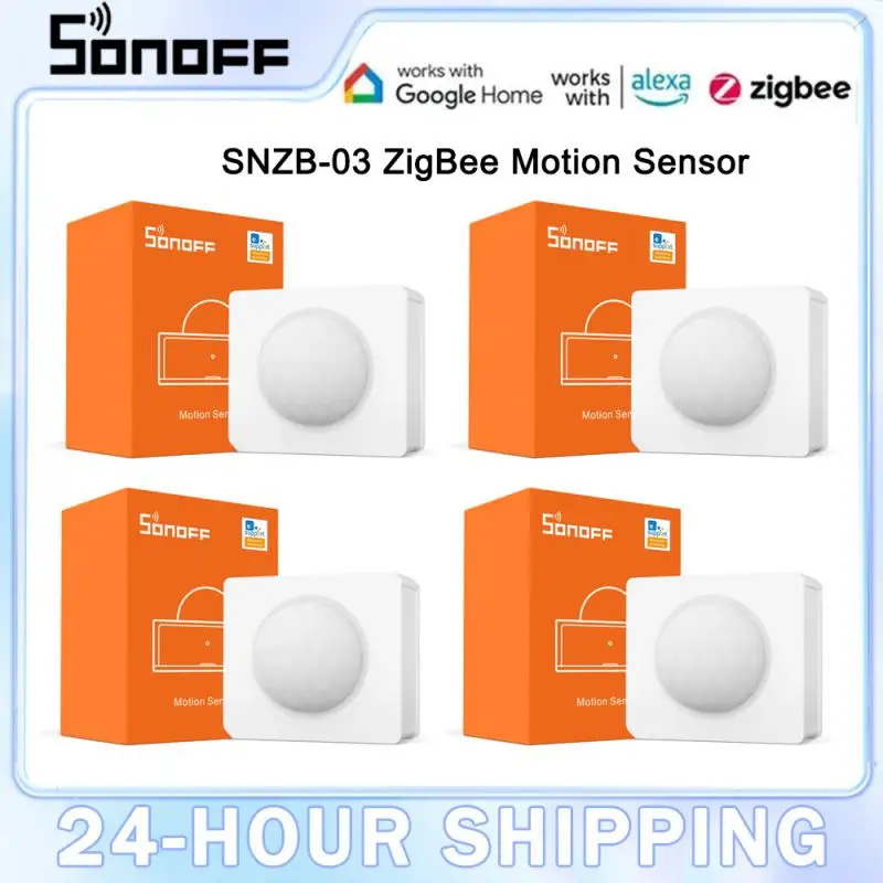 

Датчик движения SONOFF SNZB-03 ZigBee, обнаружение движения, триггер, оповещение, уведомление, работает с приложением SONOFF ZigBee Bridge EWeLink