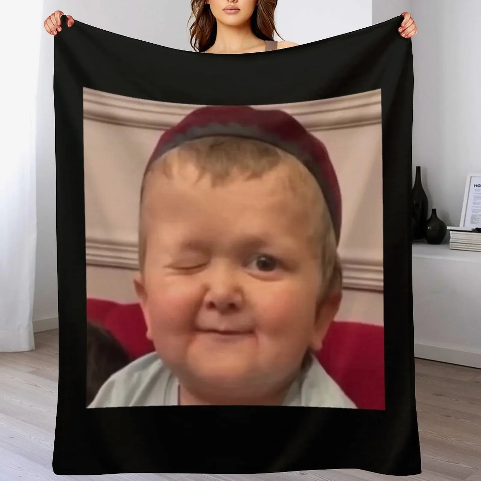 

Hasbulla - Hasbulla Hasbullah smile Throw Blanket Furry Winter beds warm for winter warm winter Blankets