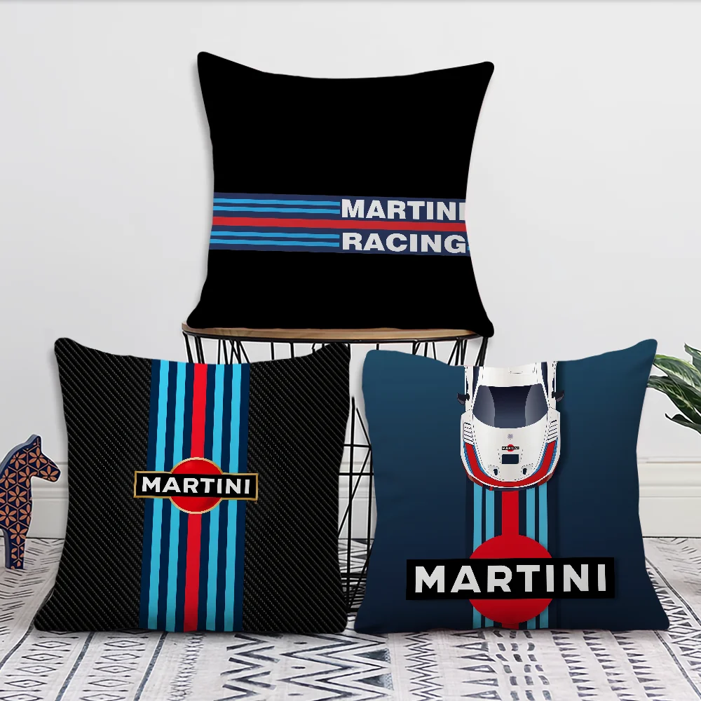 Car Cool Fashion Racing cushion For Bedroom Car Coffee Shop Room M-MartiniES and Living Room Sofa Decorative Pillow Cover Case