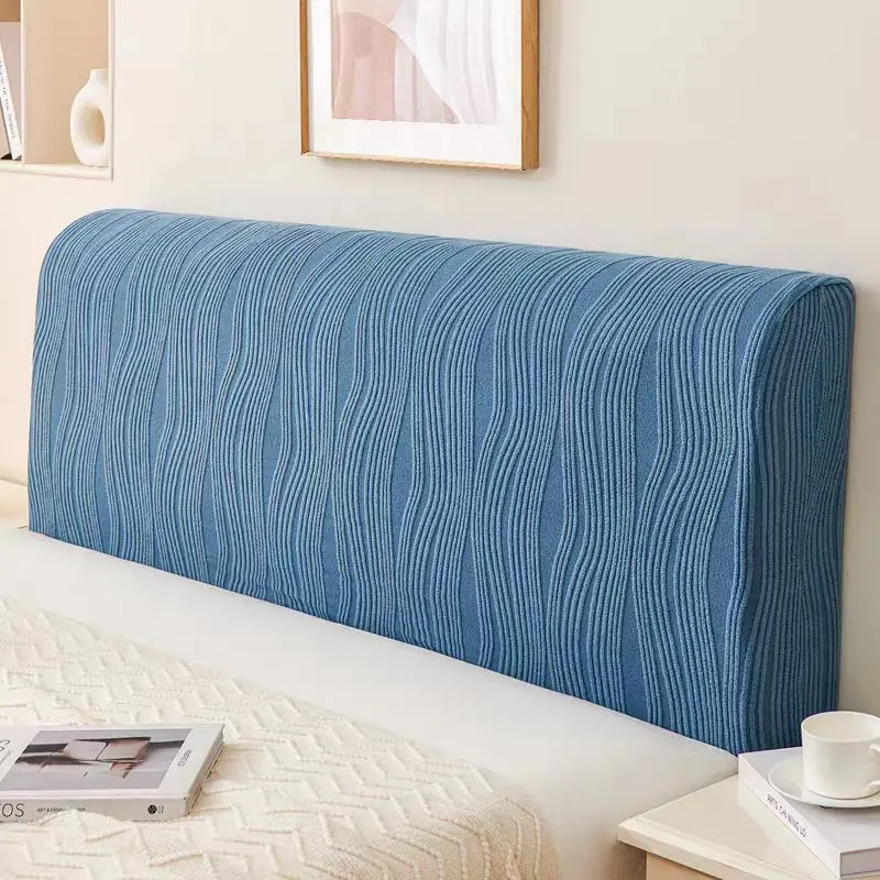 Super Soft Bed Head Cover All-inclusive Stretch Headboard Cover Jacquard Bed Back Dust Protector Covers for Bedroom