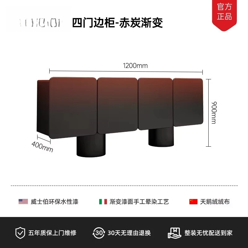 minimalist light luxury entrance cabint designer dining side cainet villa luxury large flat storage decorative cabinet