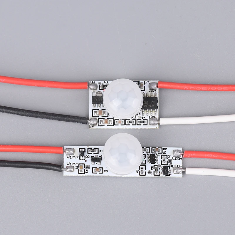 1Pc PIR Infrared Motion Sensor Switch 5V-24V PIR Motion Sensor DC Movement Detector Timer Automatic ON OFF For LED Strip