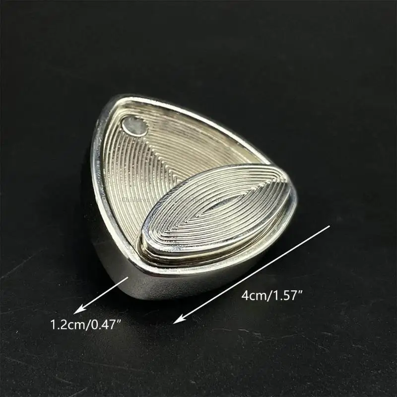 Silver Metal Slider for Anxiety and Adult Slider Sensory Toy Unique Triangle Toy