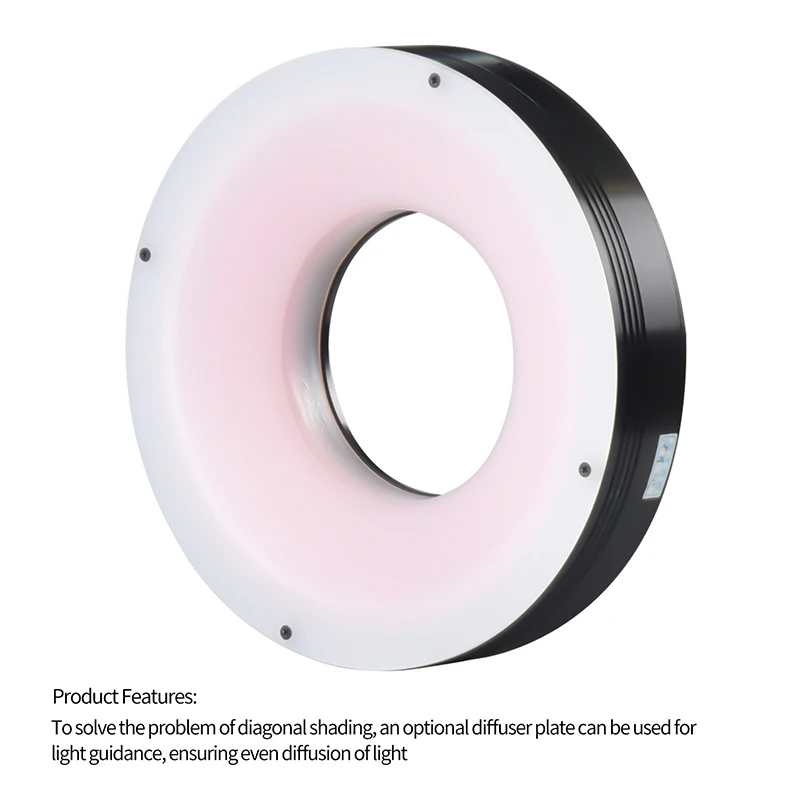 

60° Ring Light Source for Machine Vision Systems - Stable Illumination for Automated Quality Checks