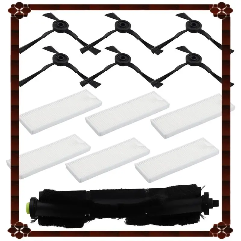 تسليم 24 ساعة 13 قطعة فرشاة دوارة تصفية الجانب فرشاة استبدال أجزاء ل Qihoo 360 S10 X100 ماكس الروبوتية مكنسة كهربائية