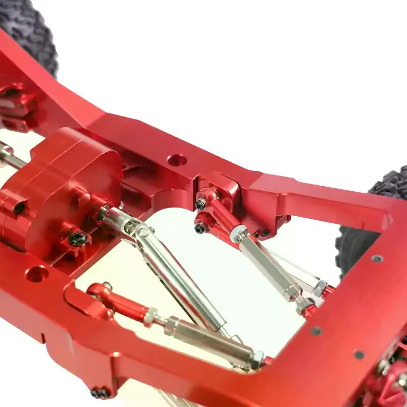 MN82 Series RC Cars Model Upgrade Parts Rear Axle 4-Link Conversion Bracket Set For LC79 RC Pickup Truck Modification Accessory