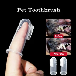 Pet Silicone Finger Cots Toothbrush Cats Dogs Brushing dog accessories Pet Teeth Oral Cleaning Products In Addition Perros