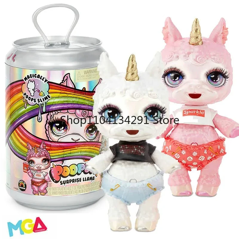 Set Original Poopsie Surprise Giant Alpaca Rainbow Crystal Slime—Juguete, Modelo, Coleccionable, Regalo de Cumpleaños