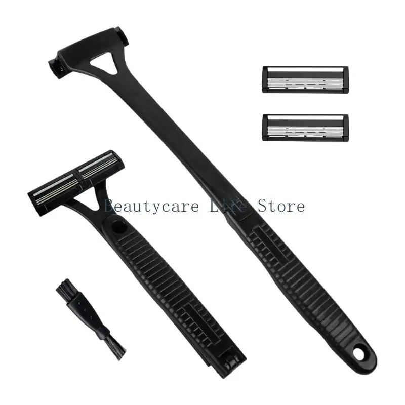 652C Men's Shaving Tool with Three Layer Blade and Comfortable Grip Detachable Design