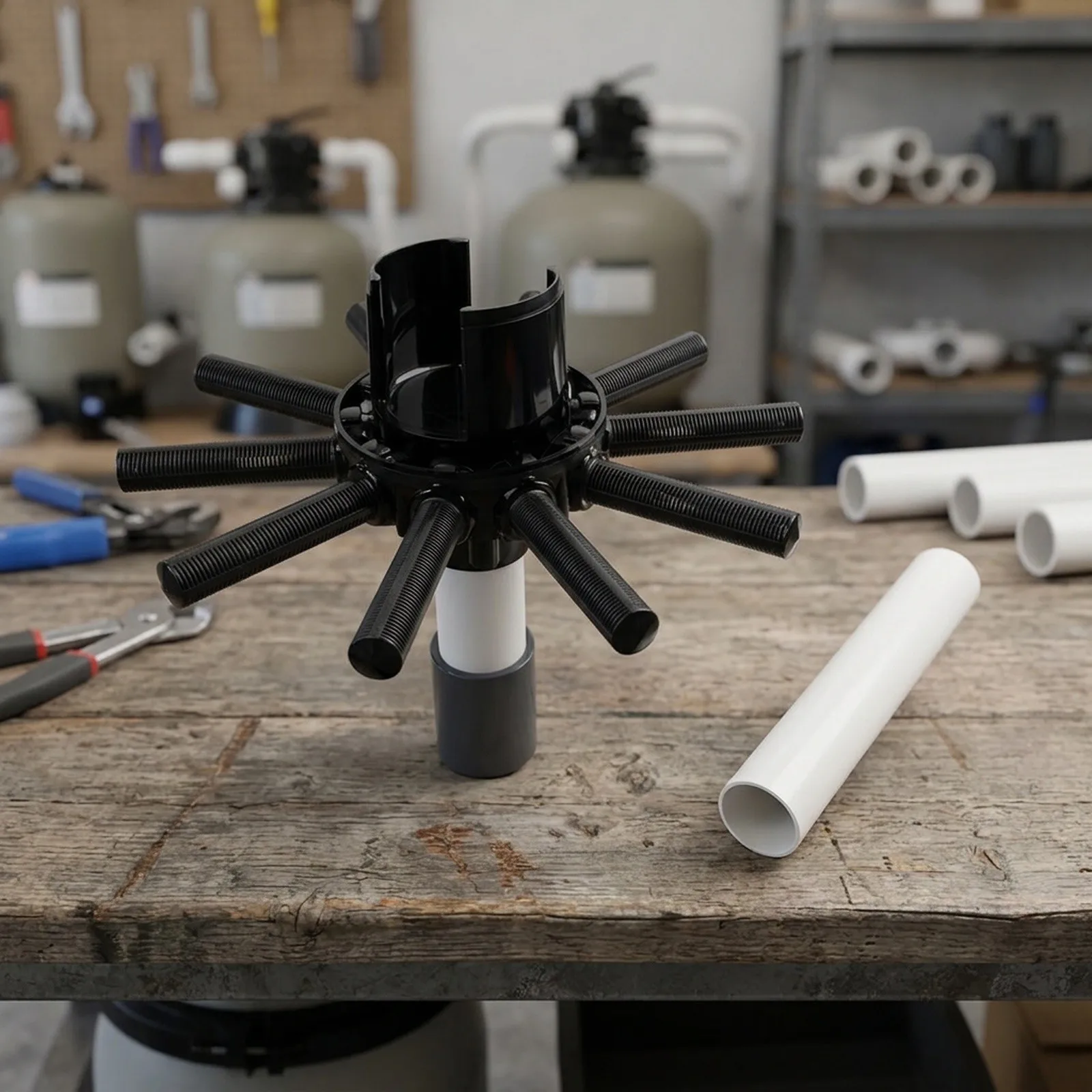 Quick And Easy Installation Lateral Assembly With Center Pipe For Hayward for Pro Sand Filter S180T Compatible With Multiple