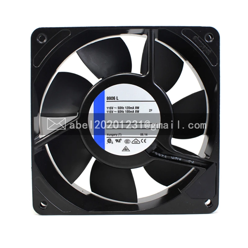 

BRAND NEW 9906L 9906 L115VAC ORIGINAL COOLING FAN COOLER 12025 12CM 120*120*25MM