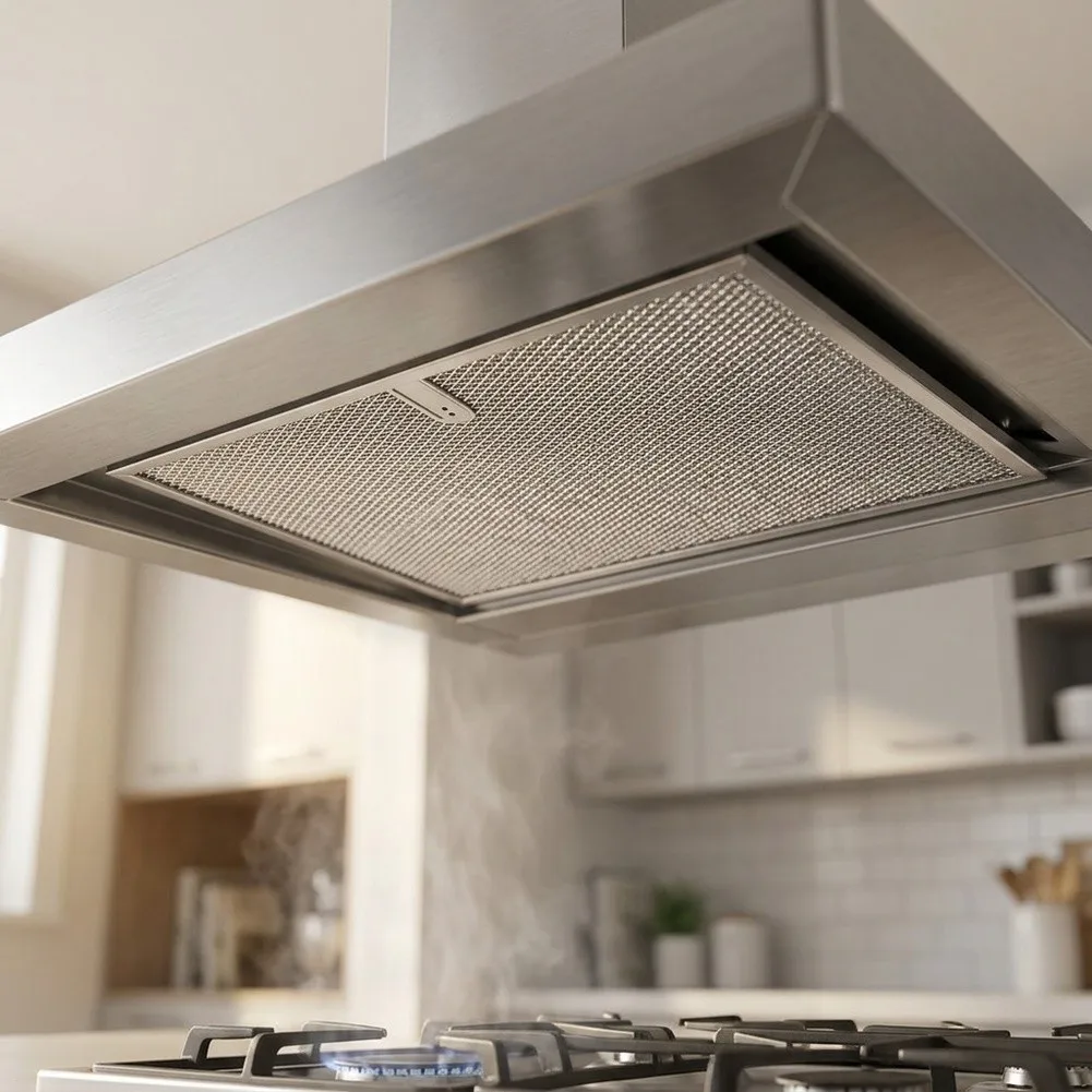 Aluminum Range Hood Filter 17.3x11 Inch, Washable Grease Trap Screen Compatible With For Nutone BPS1FA36 & For Kenmore, Duty
