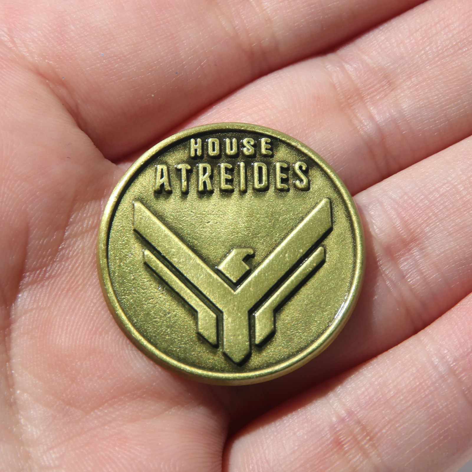 Movie Dune Brooch House Atreides Circle Eagle Pins Vintage Metal Badge for Men Woman Clothing Backpack Accessories