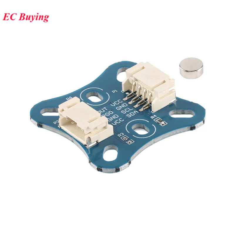 5 Stück/1 Stück AS5600 Magnetisches Encoder-Modul TLE5012 MT6701 MT6816 MT6826S AK09911C 3144E Hall-Sensor Induktionssteuerung Türschalter – Detail 2