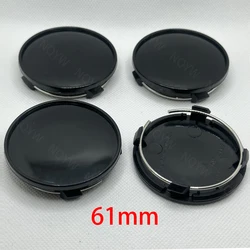 4Pcs/lot 61mm Blank No Logo Car Wheel Center Cap For Audi New Q7 A4 A3 Q3 Car Rim Replace Hubcap Auto Rim Hub Cover Accessories