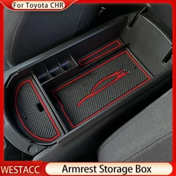 For Toyota CHR C-HR 2016 - 2023 Organizer Armrest Box Storage Tray Center Console Container Holder Accessories