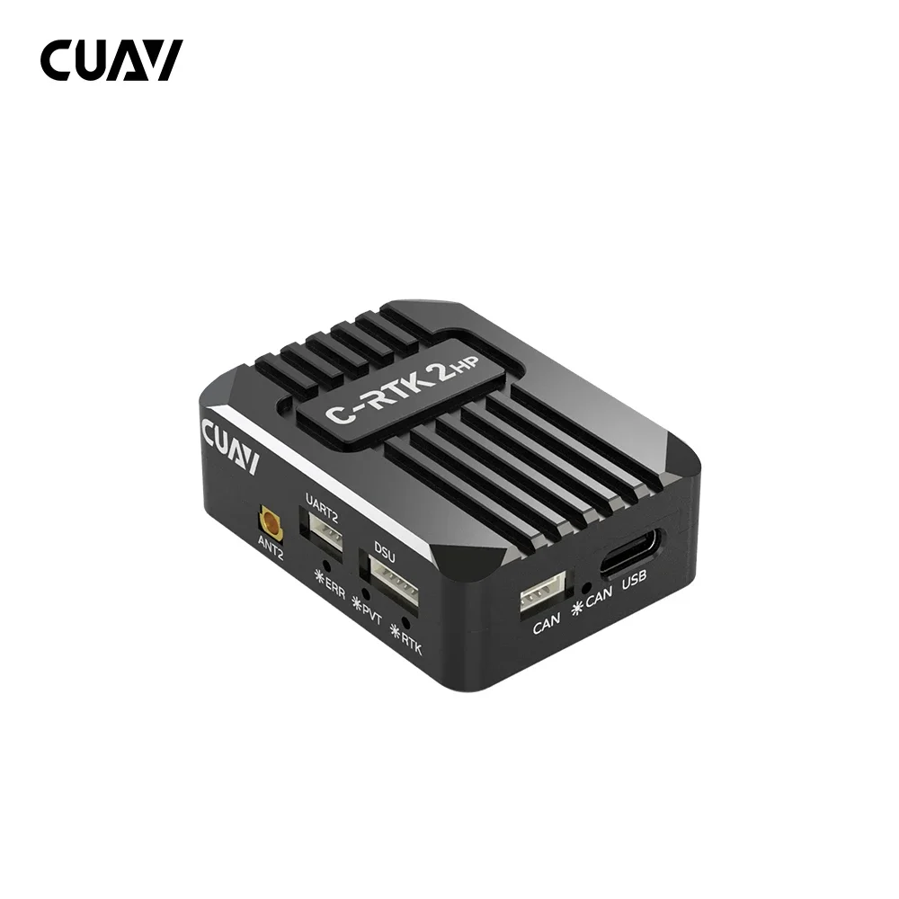 نظام تحديد المواقع والتشجيه بمستوى السنتيمتر CUAV C-RTK 2HP، وحدة GNSS ذات الهوائي المزدوج لطائرة بدون طيار والمسح