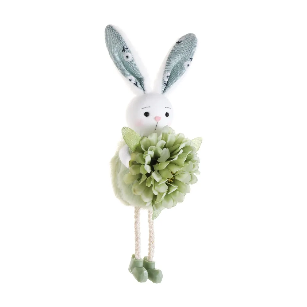 

Photo Props Soft Easter Rabbit Pendant Cute Animal Bunny Ornaments Colorful Rabbit Hanging Ornament Wall Decor