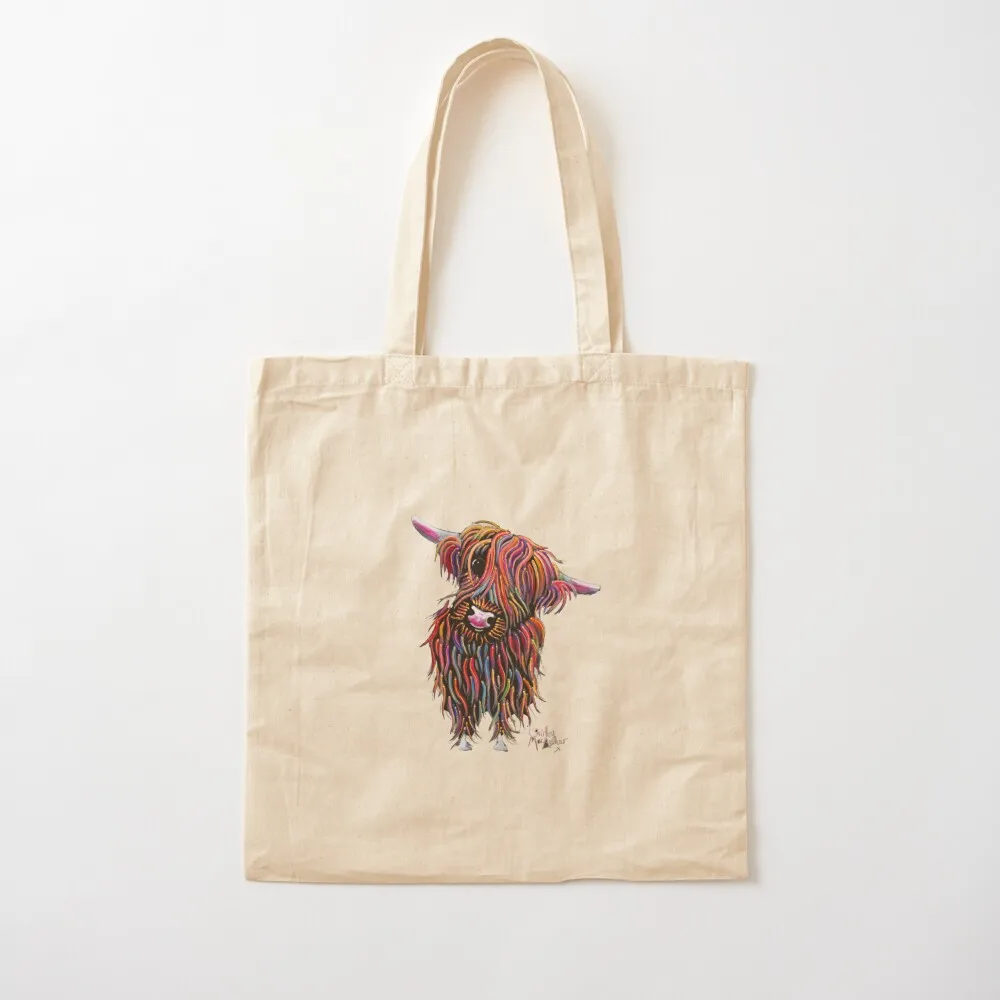 Scottish Highland Cow ' BoLLY ' by Shirley MacArthur Tote Bag Shopping bags Lady bag Lady bags Eco bag Canvas Tote