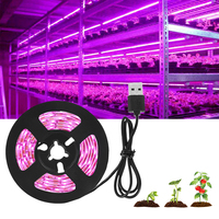 DC 5V USB LED Grow Light Full Spectrum Plant Light LED Strip Phyto Vegetable Flower Seedling Grow Lamp