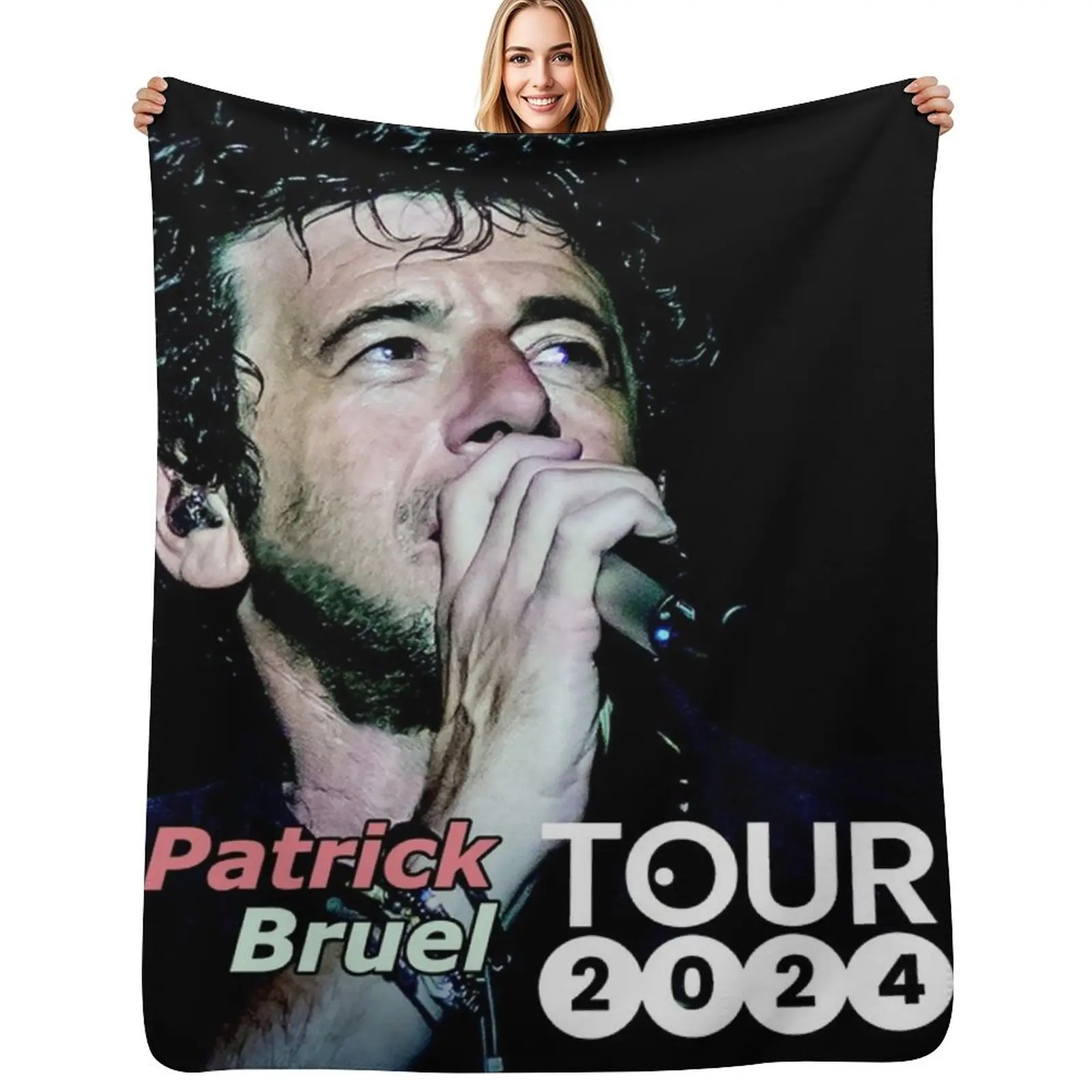bilanya Patrick Bruel Show Tour TOURNEE en ACOUSTIQUE 2022 Тонкое мягкое одеяло для летнего сна