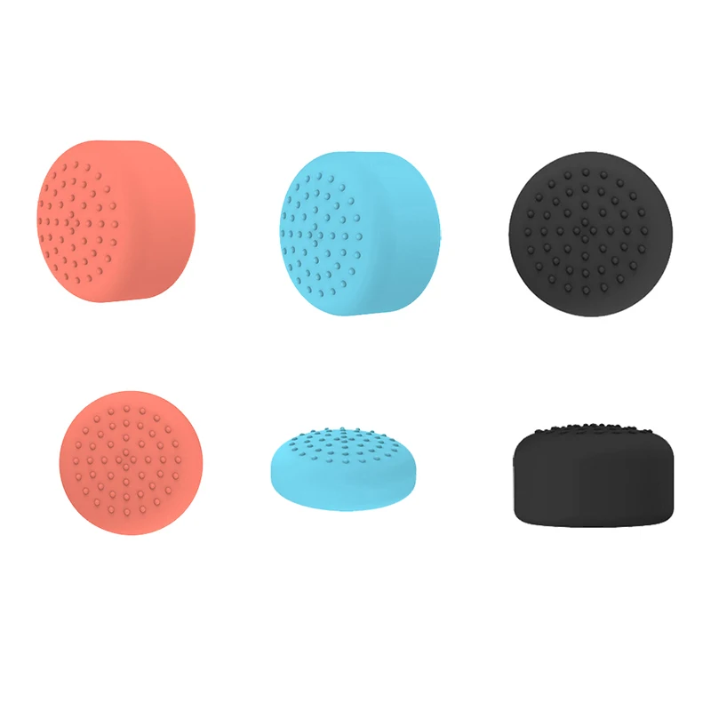 Jeu de capuchons de Joystick antidérapants en Silicone, pour Switch 2, couvercle de Joystick, bâton de pouce, capuchon de poignée de contrôleur, étui de manette JoyCon, 4/6 pièces