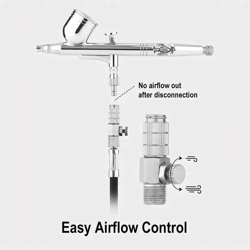 Imagem -03 - Kit de Acoplamento Airbrush Quick Release Conectores Macho Plugue para Desconexão Airbrushe Acessórios Fêmea Pcs