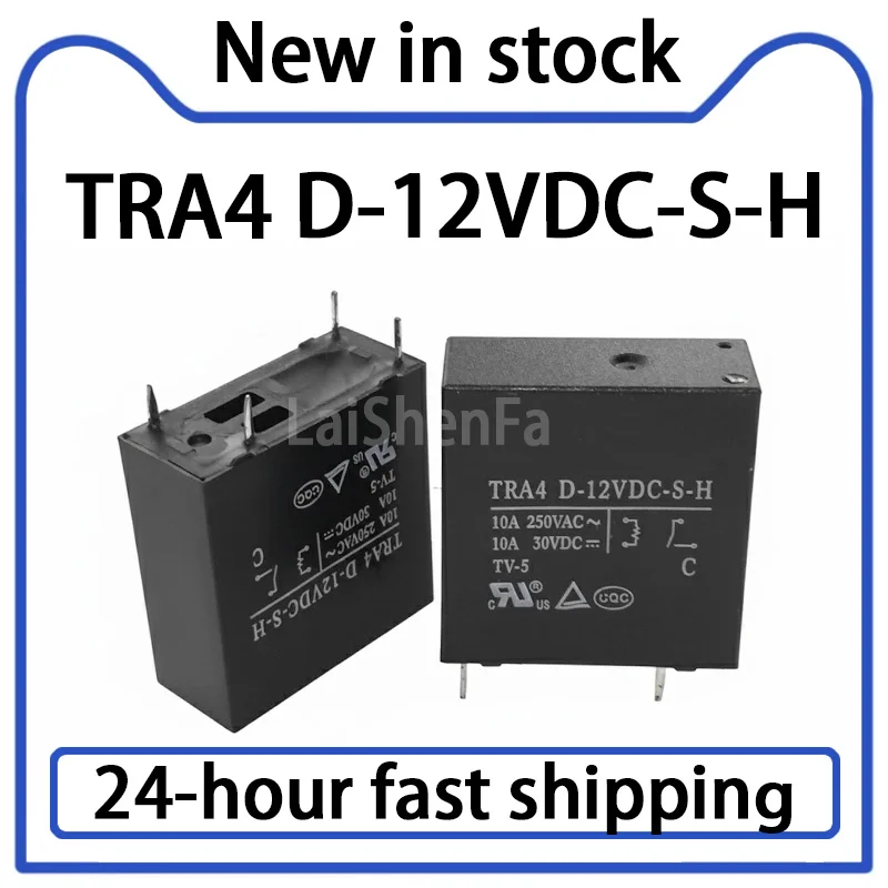 2PCS TRA4 D-12VDC-S-H Relay 4-pin 10A Stock