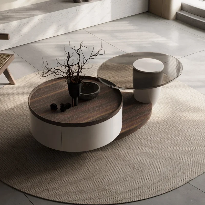 

l 2023, новый дизайнер для гостиной, дома, круглый простой маленький дом, журнальный столик для пожилых людей