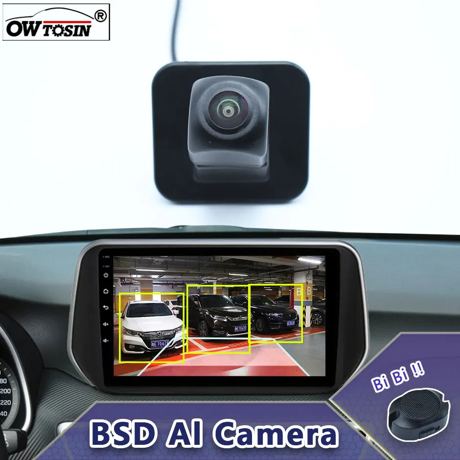 

AHD 1080P ADAS AI Car Vehicle view Camera For Mazda CX-4 CX4 2017 2018 2019 2020 2021 BSD Blind Spot Radar Alarm Monitor