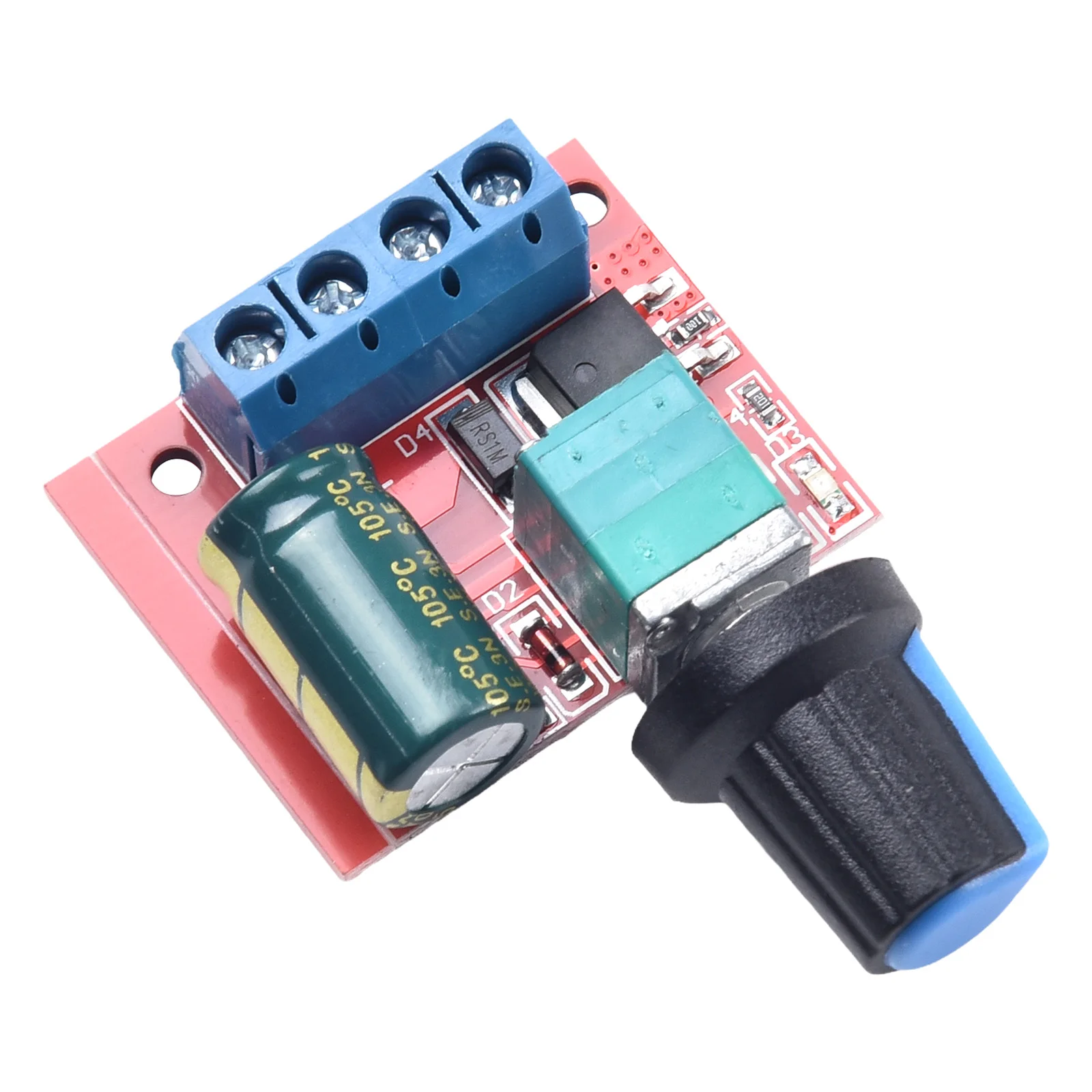 Speed Controller 5A 5V-35V Speed Control Switch Up To 5A Adjustable PWM DC Motor Plastic Shell Quality Current PWM