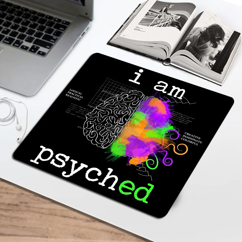 Psychologist Profession Psychology Mousepad Anti-Slip Gaming Mouse Pad Gamer Desk Mat Keyboard Pad Decoration Mause Pad Office