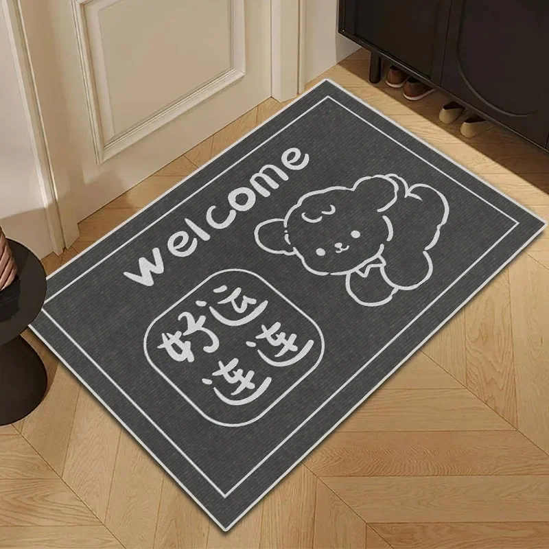 Cartoon Cats Diatom Mud Floor Mat Soft Carpet for Pet Sleep Non-Slip Bathroom Shower Super Absorbent Footpad Welcome Decor Rug