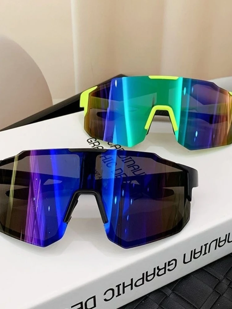 AliExpress BMAD 2PCS Black Frame Cycling Sunglasses For Men Women Riding Water Silver Lens Outdoor Sports Anti-ultraviolet Protection