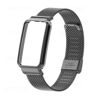 Metal Strap For Redmi Band Pro Smart Watch Accessories Stainless Steel Bracelet Case Protector For redmi band pro Protect Cover