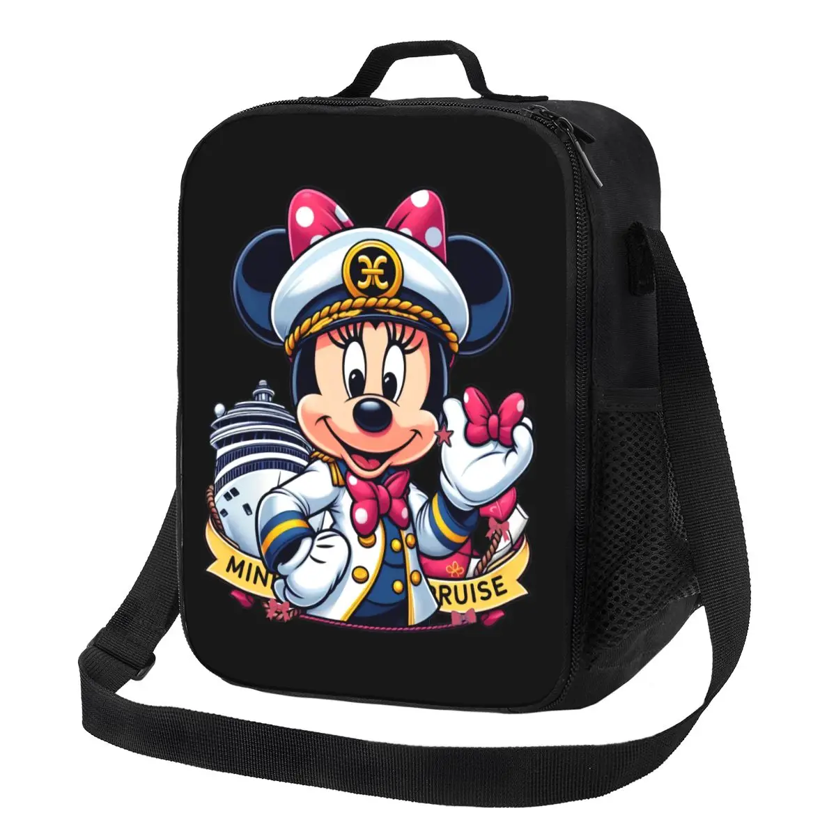 

Многоразовый термоизолированный ланч-бокс с героями мультфильмов Микки Маус и друзья, герметичный, для школы и детского сада