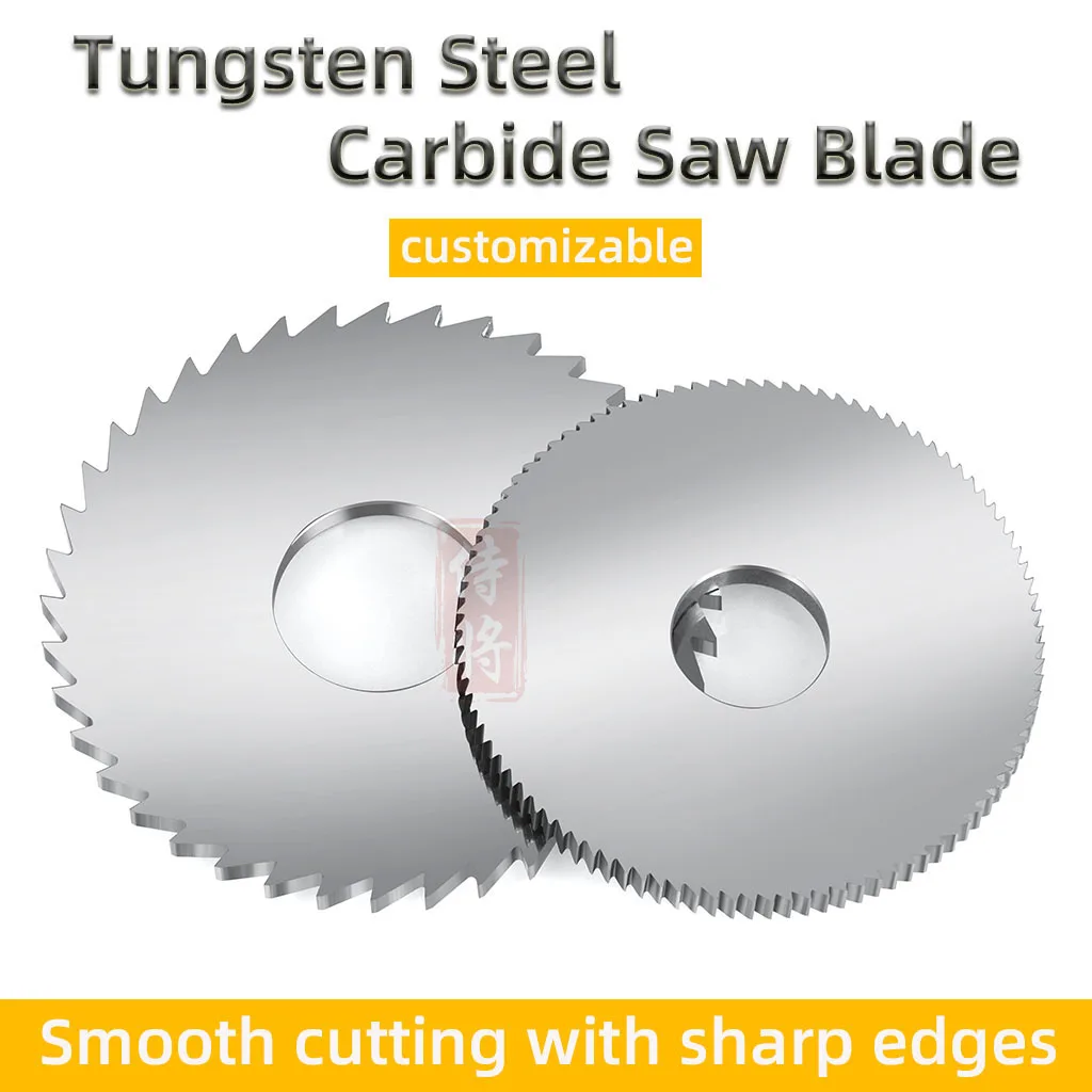 Tungsten Steel Milling Blade Solid Carbide Circular Saw Blade Milling Cutter For Cutting Aluminum Alloy Steel PVC Wood etc
