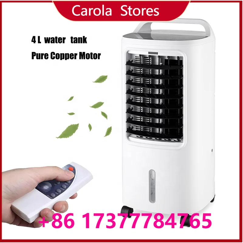 2025 4 L Por Evaporative Air Cooler with Remote Control - Mobile Water Cooling Fan