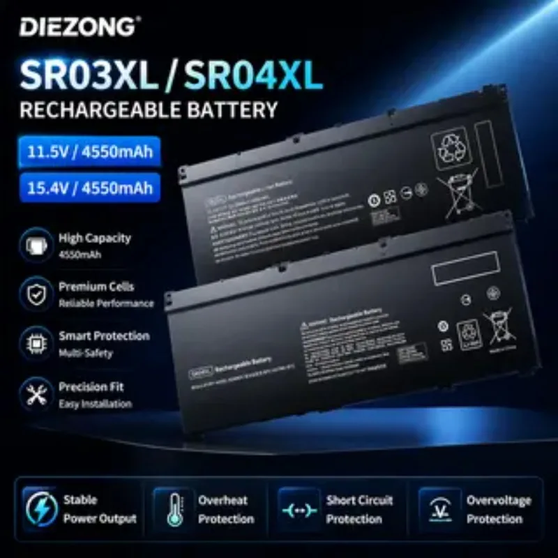 

SR04XL Battery SR03XL Battery for HP Omen 15-CE0XX 15-DC0XX Series 15-CE015DX 15-DC0003LA 15-DC0051NR Pavilion 15-CB0XX 15-CX0XX