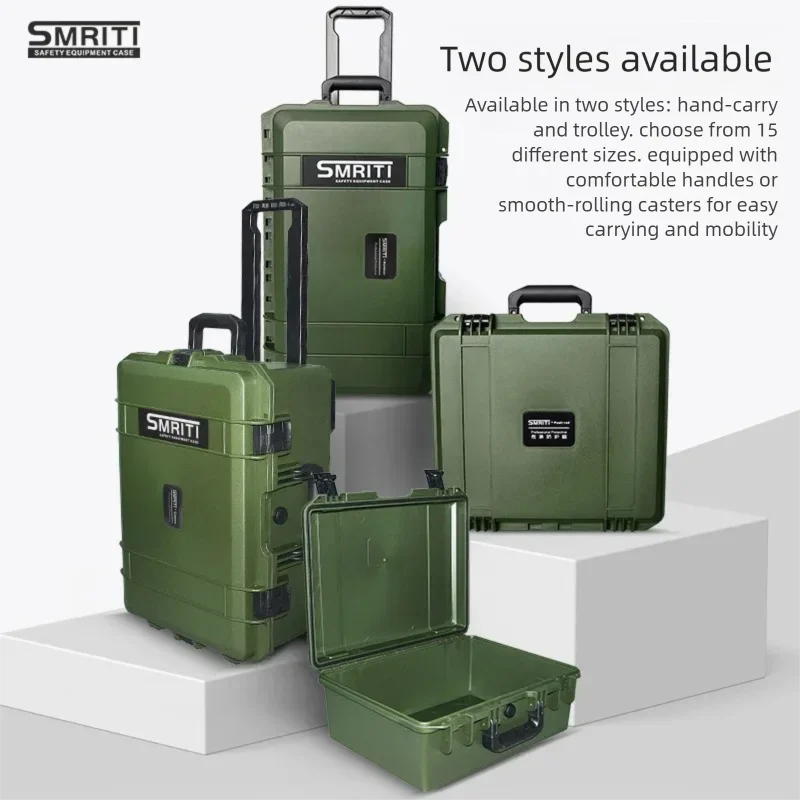 Professional Equipment Protection Box Military Green Tactical Box Waterproof UAV Camera Storage Box Multi-purpose Tool Boxes