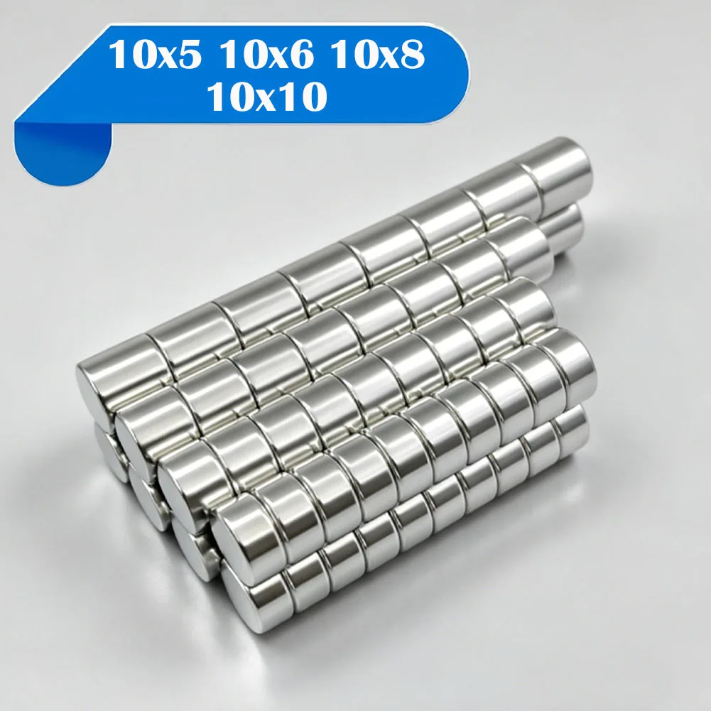 10x5/6/8/10-Round Magnet Neodymium Magnets Powerful Magnets N35 Permanent Magnetic Imanes NdfeB Fridge DIY Refrigerator Magnet
