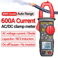 ANENG PN200 PN201 Digital Clamp Meter DC/AC 600A Current 4000 Counts Multimeter Ammeter Voltage Hz Capacitance NCV Ohm Tester