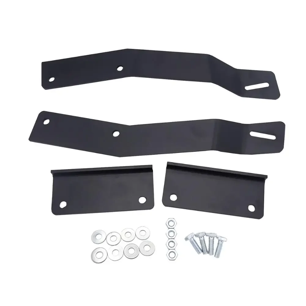 50 inches LED Light Bar Upper Roof Windshield Mounting Bracket Kit Fit for Jeep Cherokee XJ 1984-2001 No Need Drilling