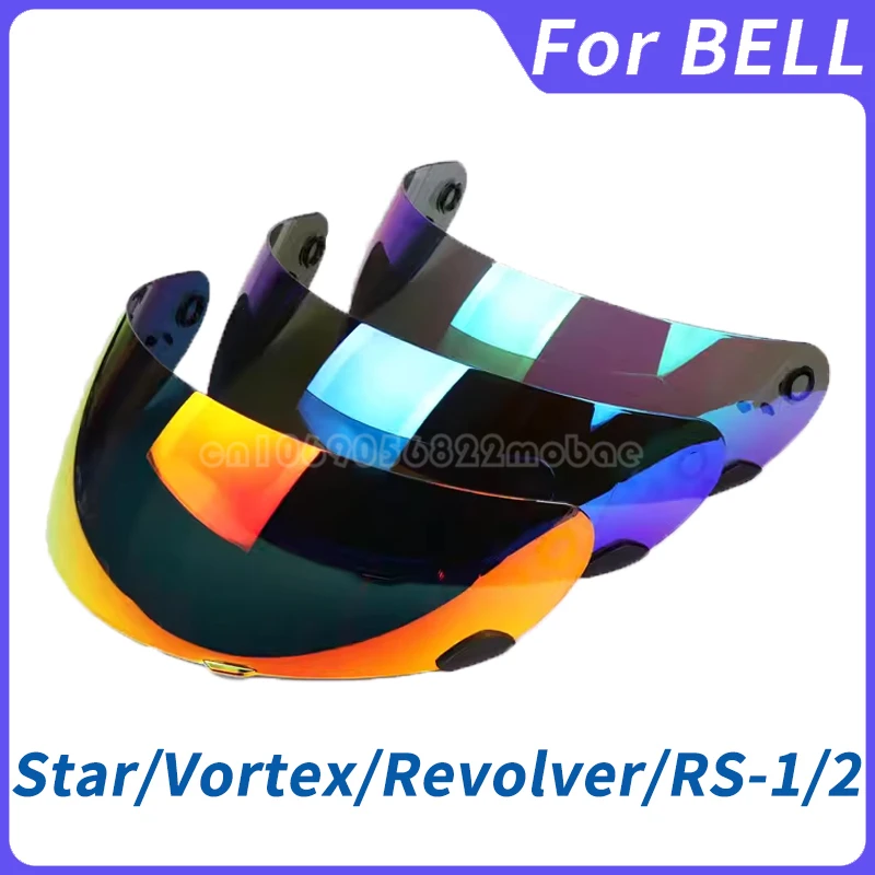 

For BELL Qualifier DLX MIPS Helmet Visor lens Motorcycle helmet Anti-UV Plating Lens Accessories