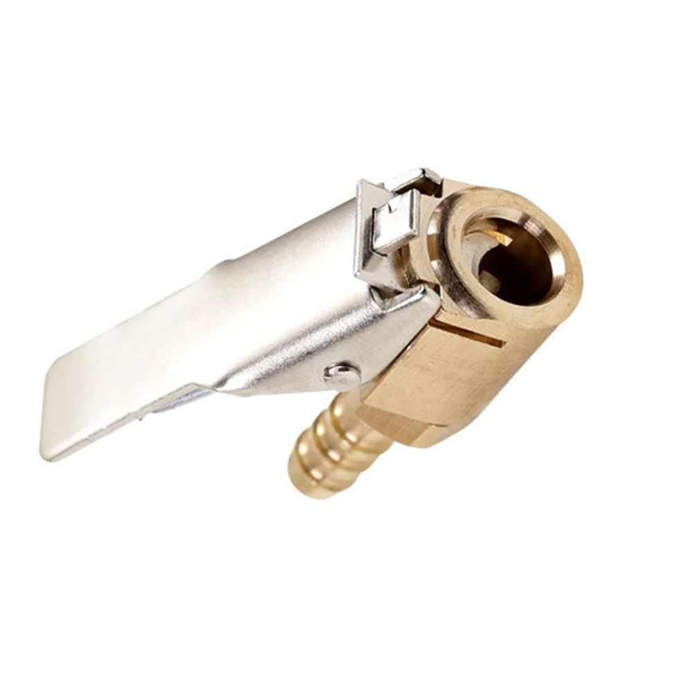 

1/4-дюймовый латунный замок для накачивания шин на воздушном патроне, мини-воздушный компрессор, патрон для накачивания шин, конец шланга для ремонта шланга-2 упаковки-M54K